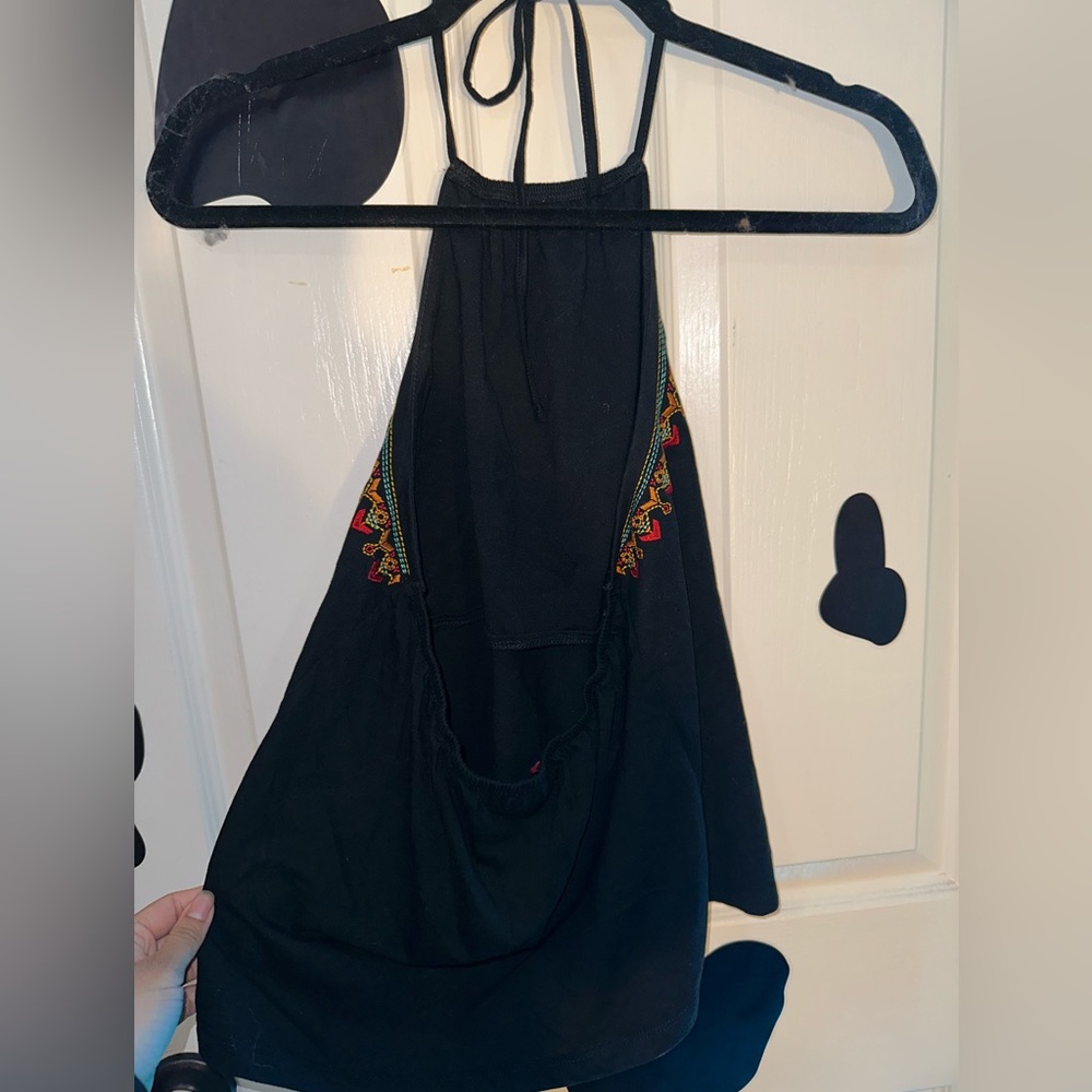 Embroidered Halter Top - Picture 2 of 3